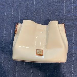 White patent leather Dooney and Bourke purse